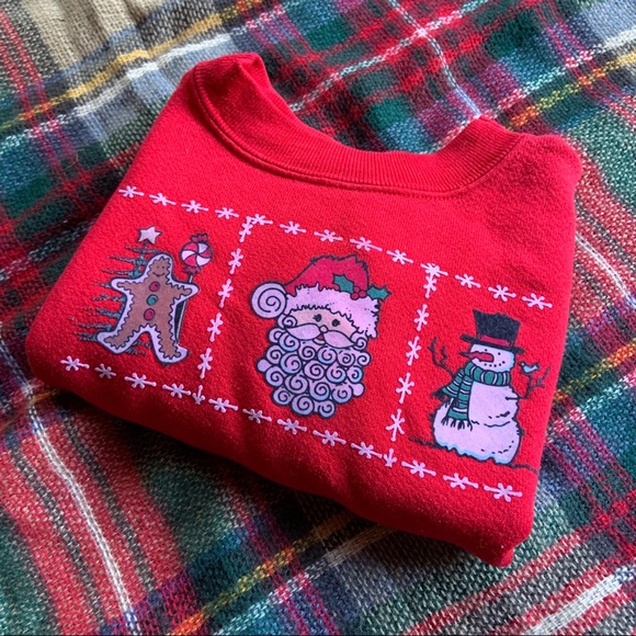 Vintage Other - Vintage Toddler Christmas Crew Neck Sweatshirt